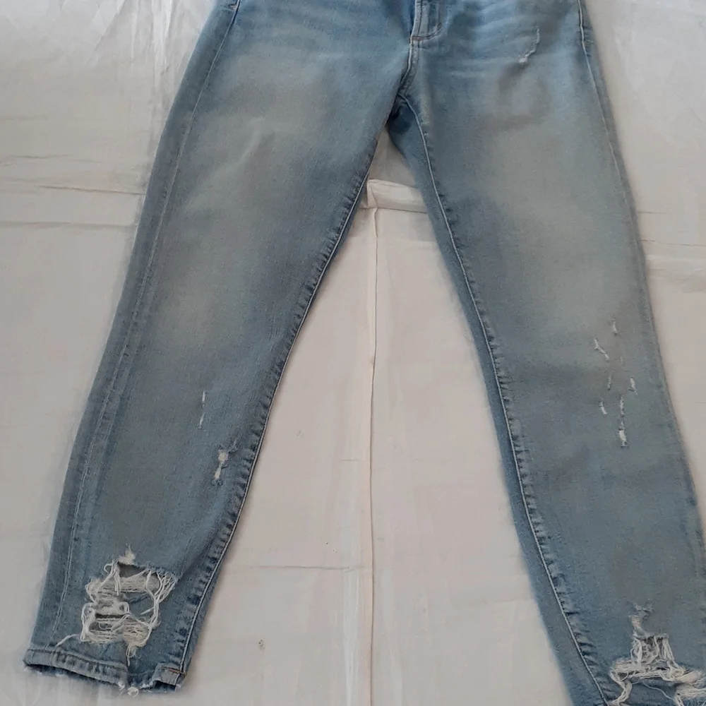 AGOLDE distressed blue jeans size 26 - Picture 7 of 16